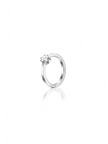 Crown wedding ring 0,50 ct